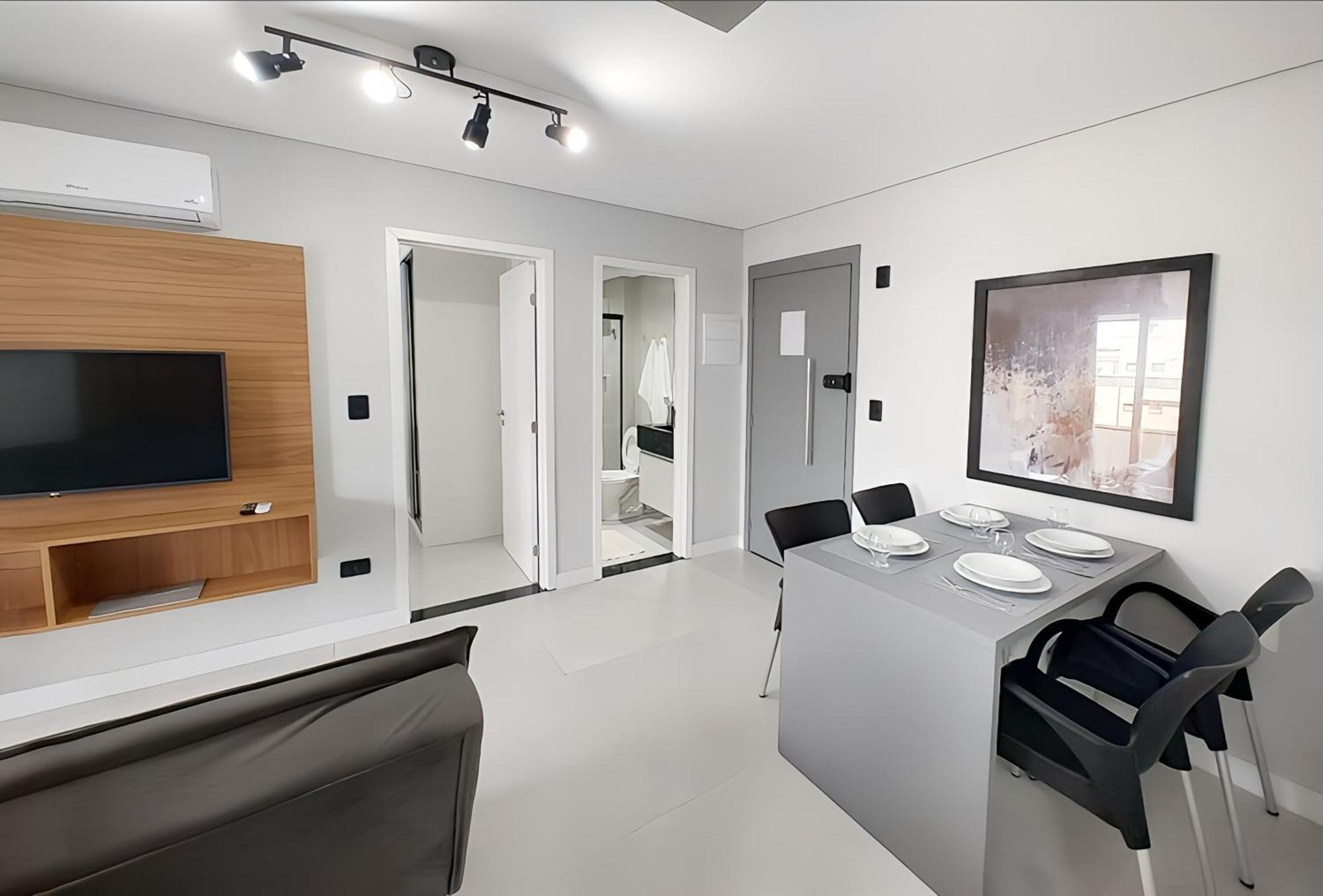 Apto Com Lazer Completo, Piscina, Ar, Mercadinho E Pet Friendly A 1 Min Da Praia Praia Grande  Esterno foto