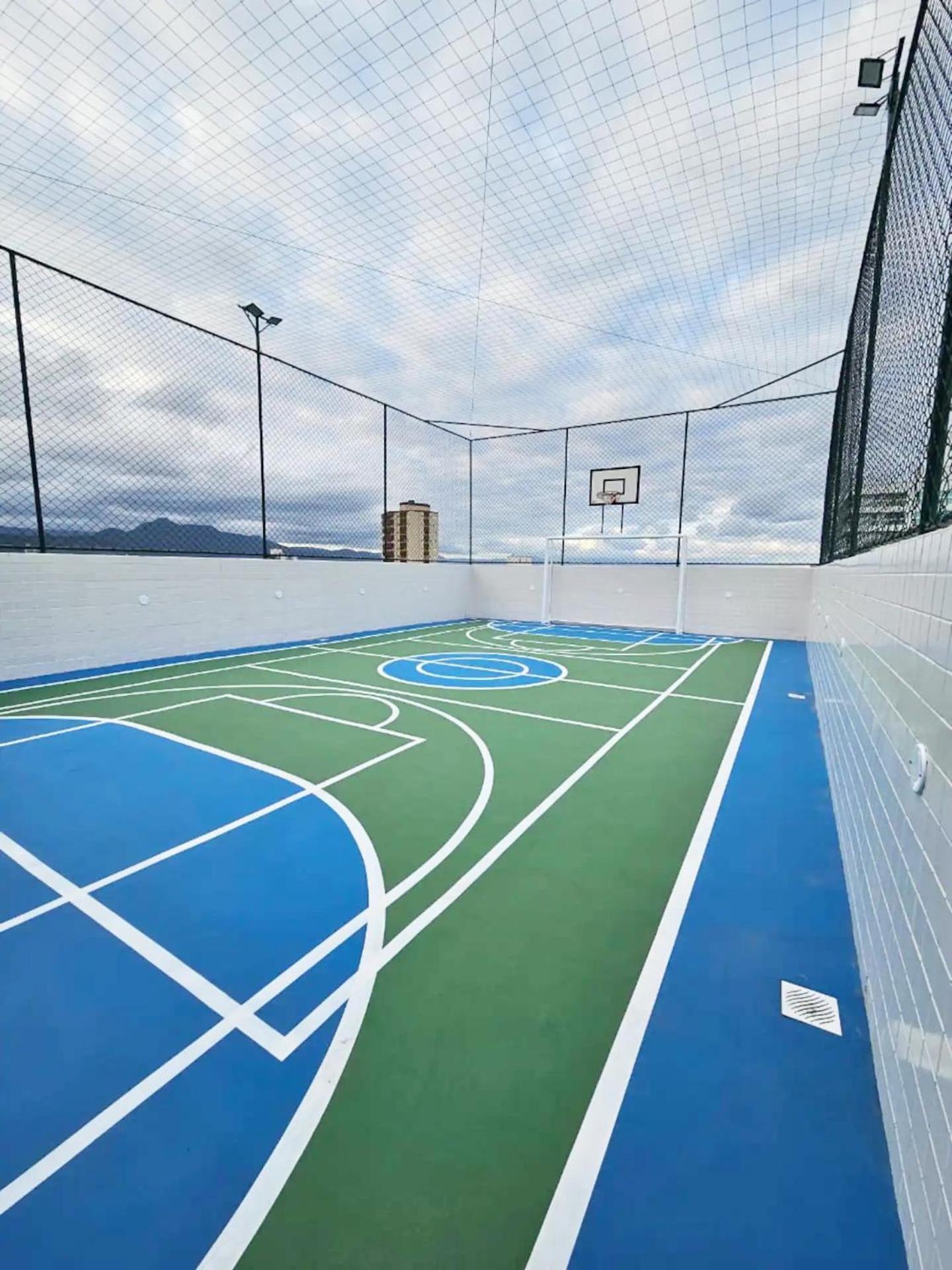 Apto Com Lazer Completo, Piscina, Ar, Mercadinho E Pet Friendly A 1 Min Da Praia Praia Grande  Esterno foto
